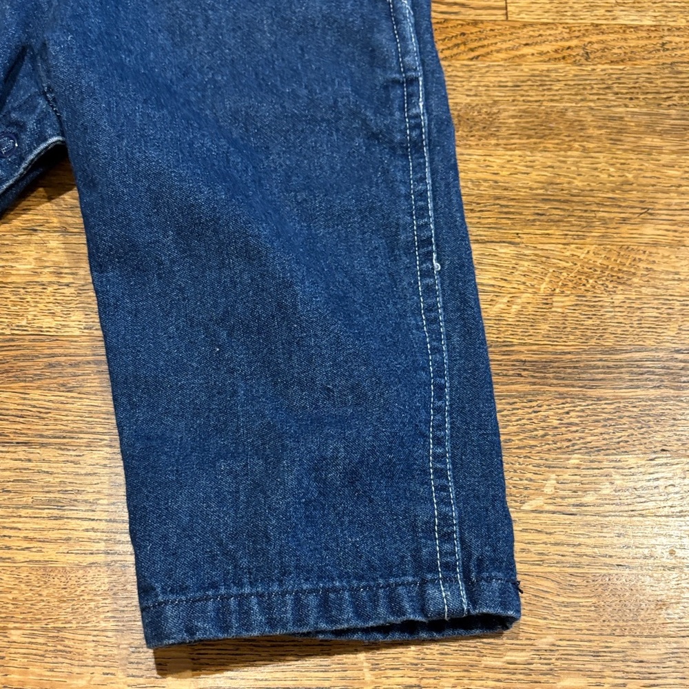 Vintage Genuine Roebucks Blue Denim Overalls for Kids Size 18 months - Picture 5 of 11